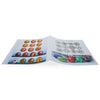 Paper Egg Decorating Instruction and Template in Multi color Rectangular