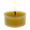 Bees Wax Beeswax Tea Light Candle (T-Light) in Yellow color Round