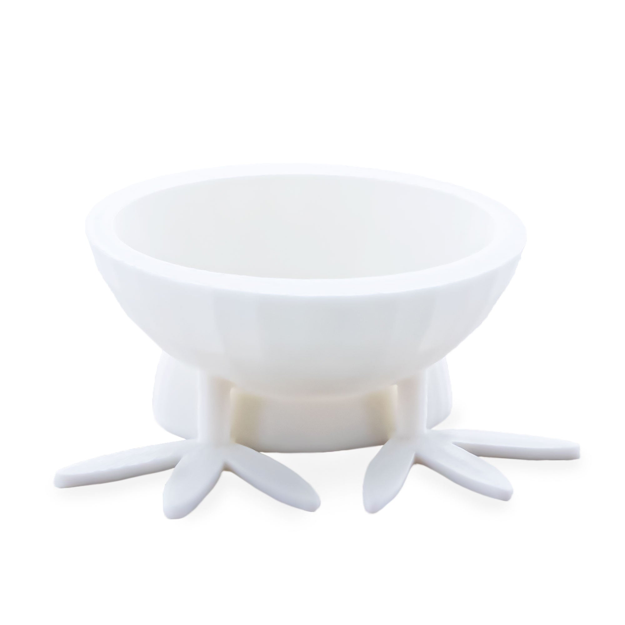 Chick Feet White Plastic Egg Stand Holder Display in White color