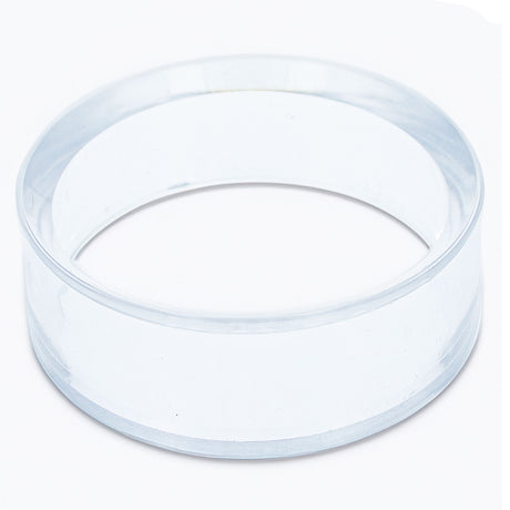 Plastic Clear Round Plastic Medium Egg Stand Holder Display in Clear color