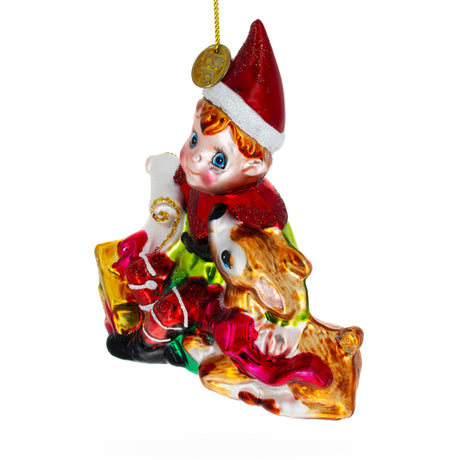 Buy Christmas Ornaments Santa Elves by BestPysanky Online Gift Ship