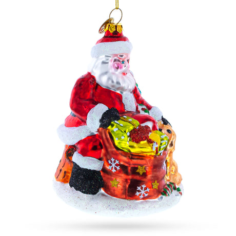 Buy Christmas Ornaments Santa Dogs by BestPysanky Online Gift Ship