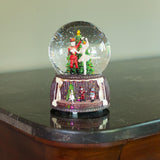 Nutcracker Ballet Whirl: Musical Water Snow Globe Figurine with Dancing Nutcracker and Ballerina around Christmas Tree ,dimensions in inches: 6 x 4 x 4