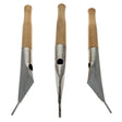 Wood Set of 3 Tjanting Tool Hot Wax Pens for Batik Method Fabrics Decoration in Beige color