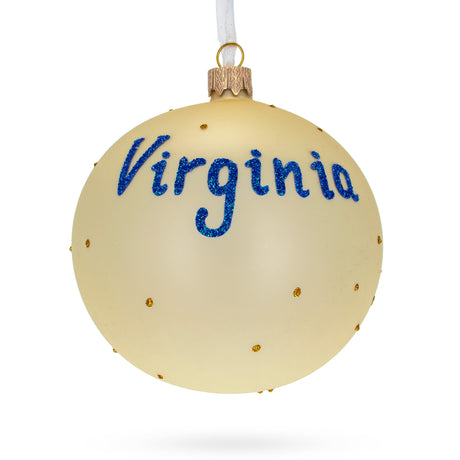Buy Christmas Ornaments Travel North America USA Virginia USA States by BestPysanky Online Gift Ship