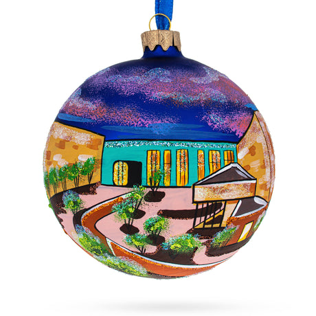 Musical Instrument Museum, Phoenix, Arizona Glass Ball Christmas Ornament 4 Inches in Multi color, Round shape
