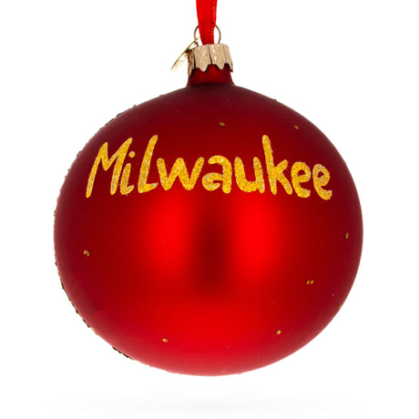Buy Christmas Ornaments Travel North America USA Wisconsin Milwaukee by BestPysanky Online Gift Ship