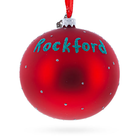Buy Christmas Ornaments > Travel > North America > USA > Illinois > Rockford by BestPysanky Online Gift Ship