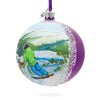 Whistler Blackcomb Ski Resort, Canada Glass Ball Christmas Ornament 4 InchesUkraine ,dimensions in inches: 4 x 4 x 4