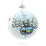 Keystone Ski Resort, Colorado, USA Glass Ball Christmas Ornament 4 InchesUkraine ,dimensions in inches: 4 x 4 x 4