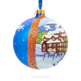 Breckenridge Ski Resort, Colorado, USA Glass Ball Christmas Ornament 4 InchesUkraine ,dimensions in inches: 4 x 4 x 4