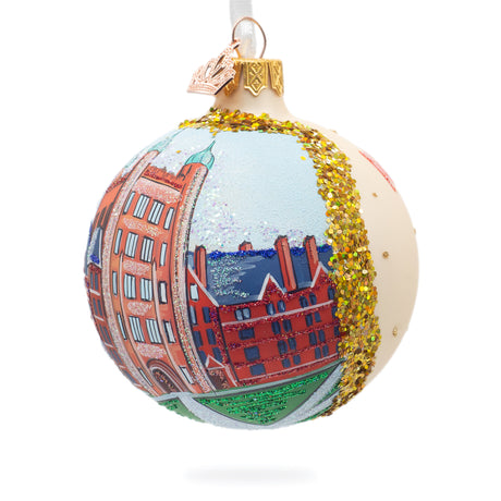 Buy Christmas Ornaments Travel North America USA Connecticut New Haven by BestPysanky Online Gift Ship
