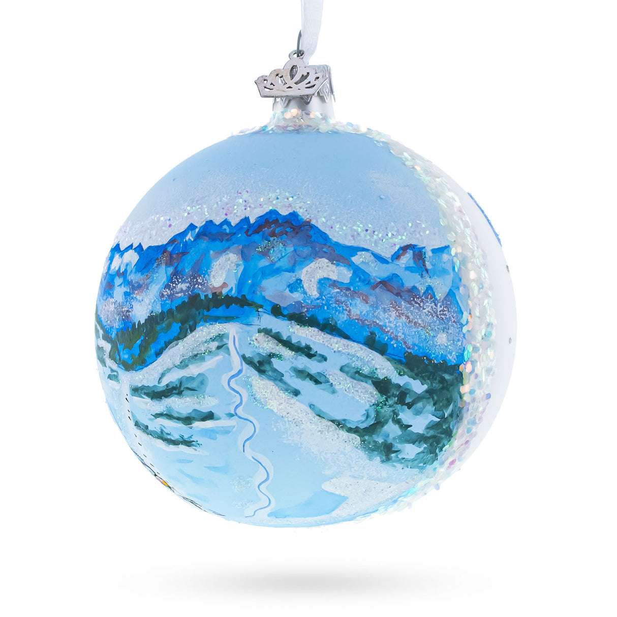Buy Christmas Ornaments Travel Europe France Ski Resorts by BestPysanky Online Gift Ship