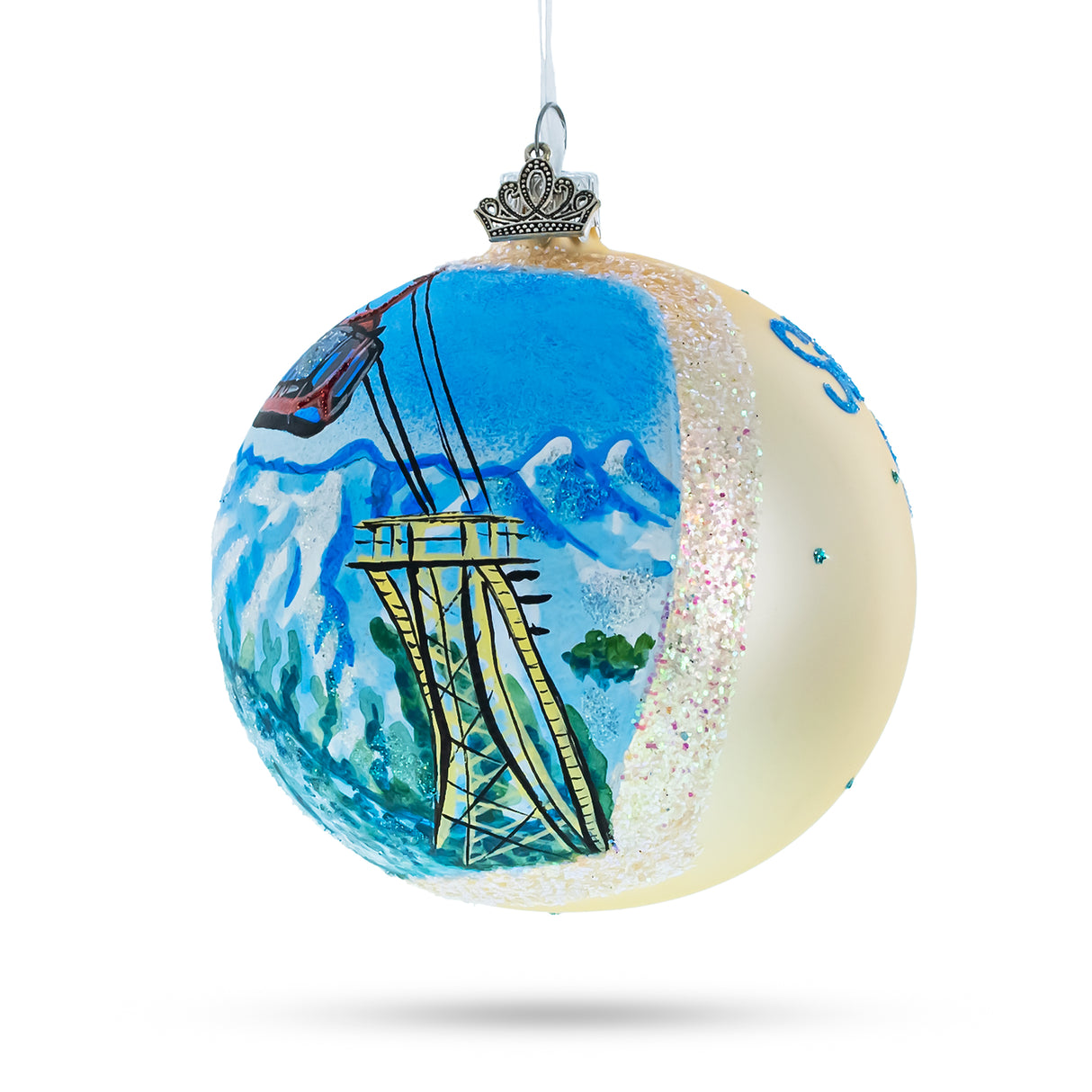Buy Christmas Ornaments Travel Europe Austria Ski Resorts by BestPysanky Online Gift Ship