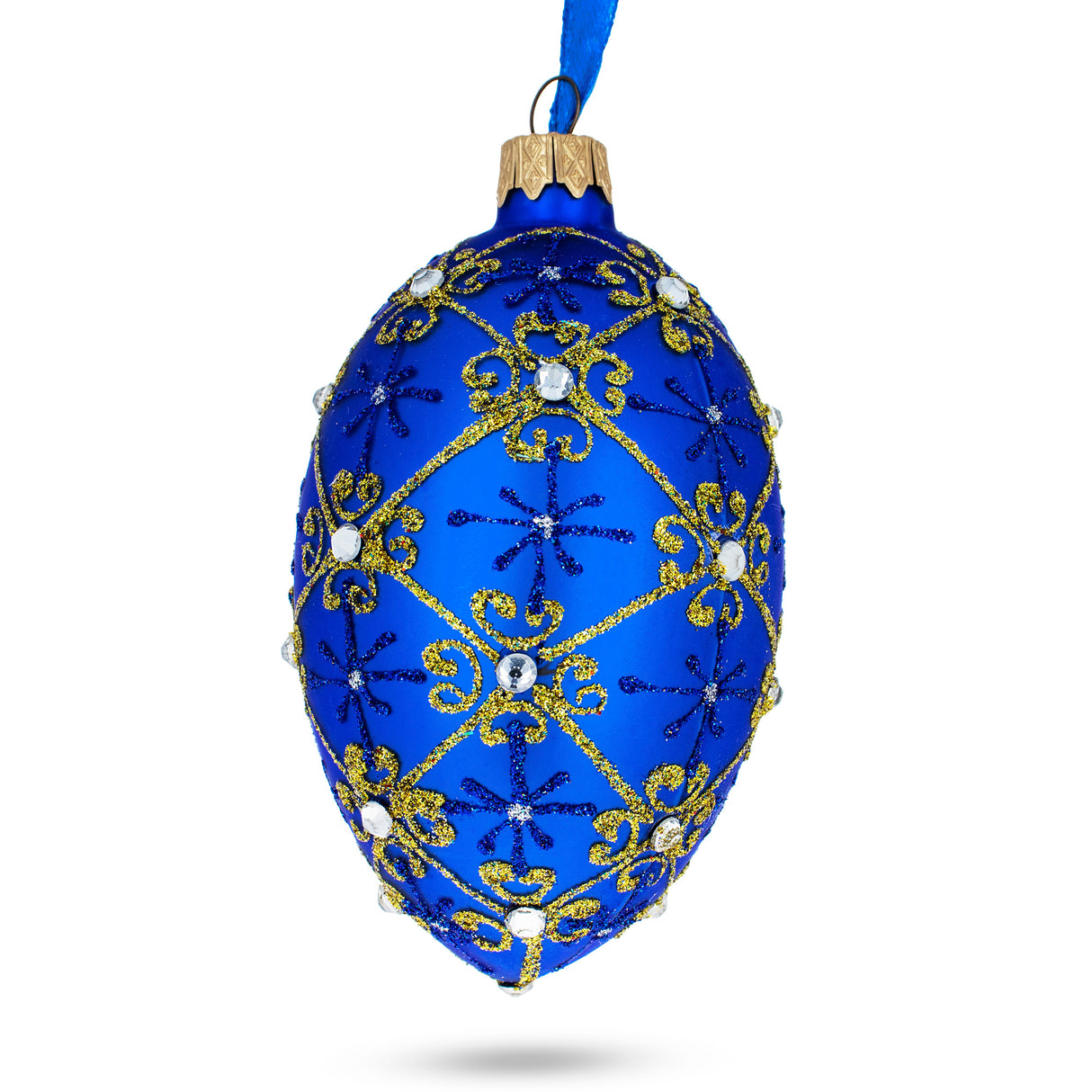 Buy Christmas Ornaments Glass Egg Royal Inspired by BestPysanky Online Gift Ship