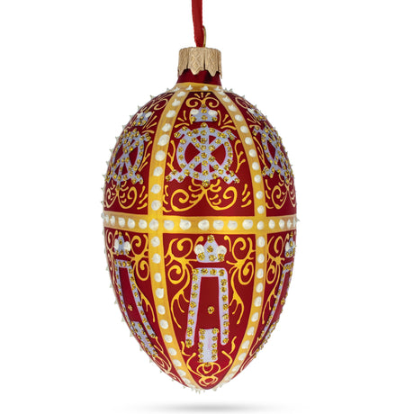 Buy Christmas Ornaments Glass Eggs Royal Imperial by BestPysanky Online Gift Ship