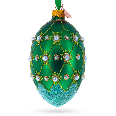 Buy Christmas Ornaments Glass Eggs Geometrical by BestPysanky Online Gift Ship