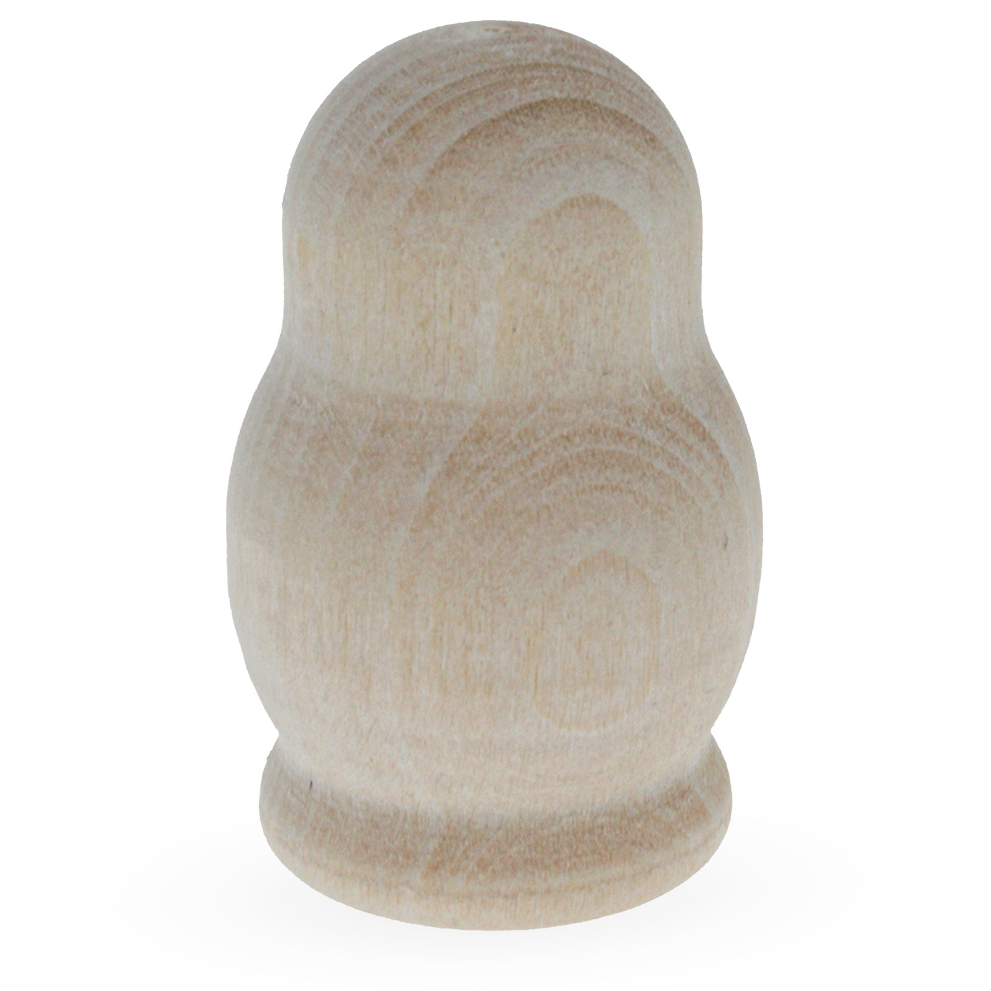 Unfinished Wooden Nesting Doll DIY Craft Blank for Painting in Beige color