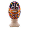 Eggshell Goose Real Blown Out Ukrainian Easter Egg 8 in Multi color Oval