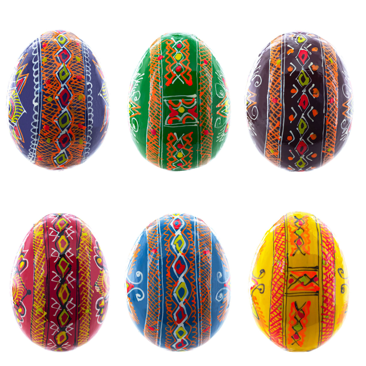 Buy Easter Eggs Wooden Set of 3+ by BestPysanky Online Gift Ship