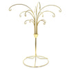 12-Arm Gold Ornament Stand - Tree Branches Design in Silver Tone Metal, Holds 12 Ornaments 12 Inches ,dimensions in inches: 12 x  x