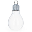 Plastic Clear Plastic Light Bulb Ornaments 5.25 Inches (133 mm) in Clear color