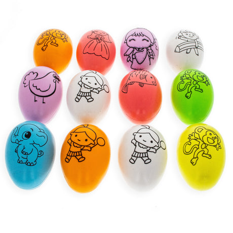 Buy Easter Eggs Plastic SolidMulti Color by BestPysanky Online Gift Ship