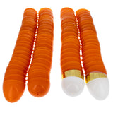 Halloween Hues and Hidden Treasures: Set of 46 Orange, 1 Gold, and 1 White Plastic Easter Egg, 2.25 Inches Each ,dimensions in inches: 2.25 x 9.9 x 1.75