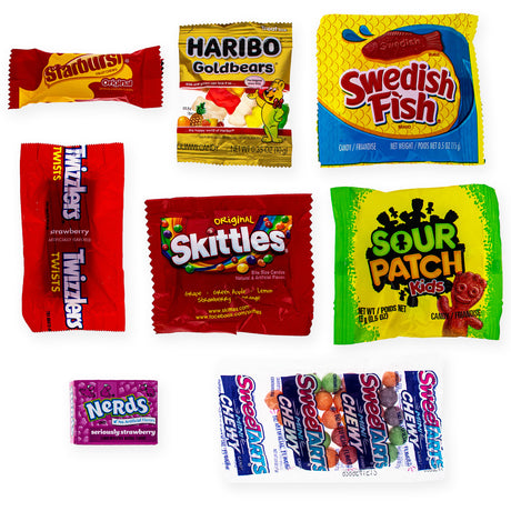 Plastic Bag of Premium Mixed Candy in Multi color