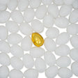 Plastic Treasure Trove: 47 White Plastic Easter Eggs + 1 Surprise Golden Egg Set in White color Oval