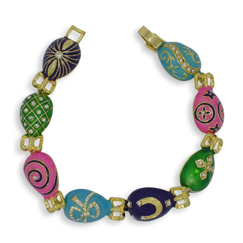 BestPysanky online gift shop sells Faberge jewelry, egg bracelet, Faberge bracelet
