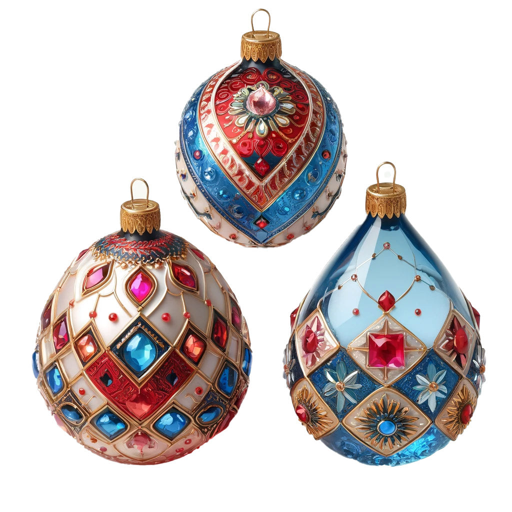 12 25 Miniature Ornaments Wooden Tabletop Christmas Tree #bestpysanky