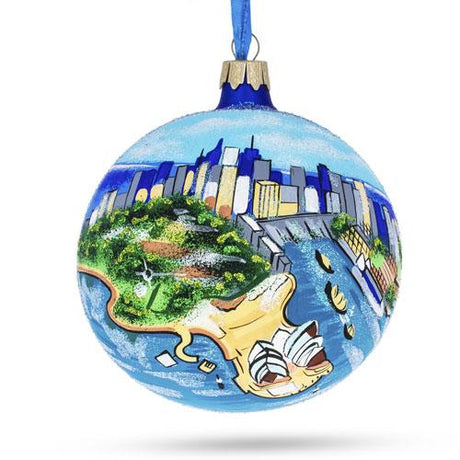 Australia Travel Landmarks Christmas Tree Ornaments