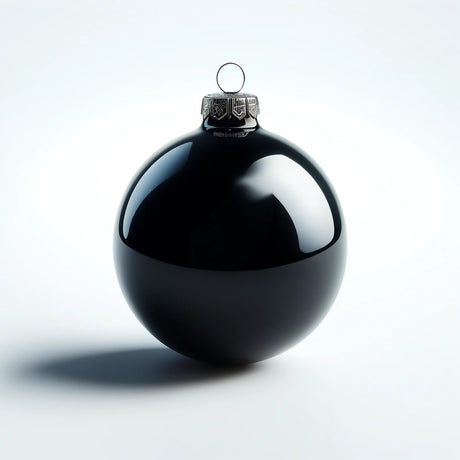 Black Christmas Ornaments