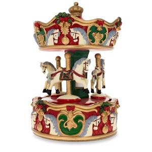 Carousel Figurines & Music Boxes | Collectible Horses & Snow Globes