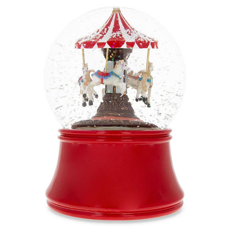 Carousel Water Snow Globes