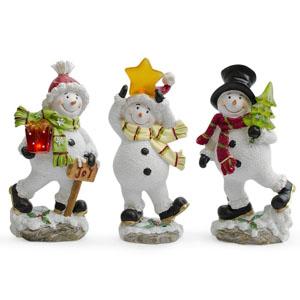 Figurine di pupazzo di neve