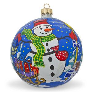 snowmen Christmas Tree Ornaments