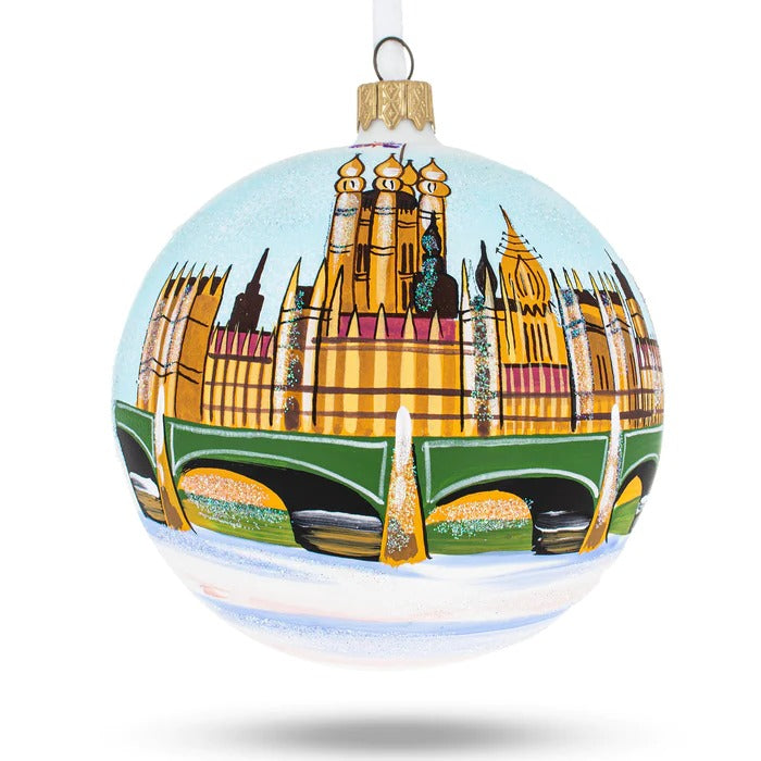 United Kingdom Great Britain Cities and Landmark Christmas Tree Ornaments and Decorations