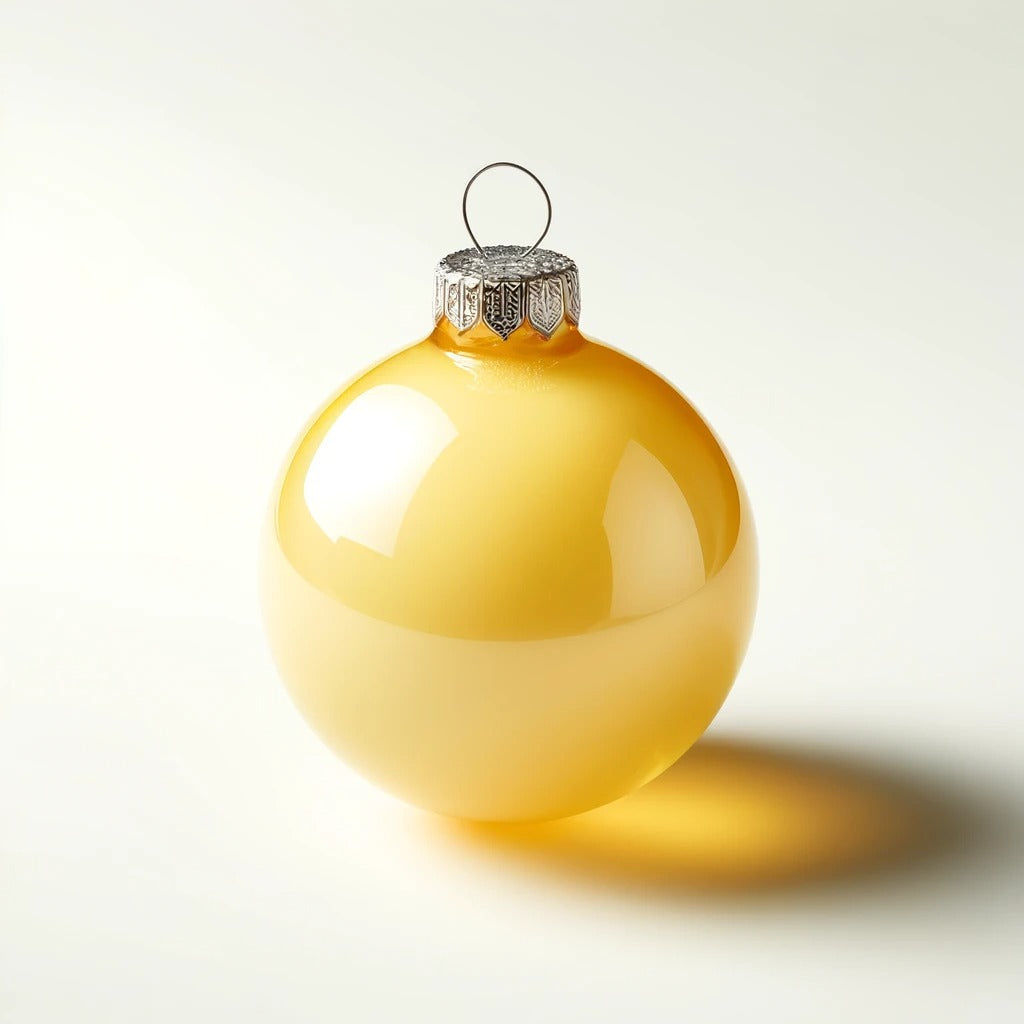 Yellow Christmas Ornaments – BestPysanky