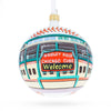 Wrigley Field, Chicago, Illinois Glass Ball Christmas Ornament 4 Inches by BestPysanky