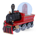 Whimsical Train Ride: Musical Christmas Water Snow Globe with Picture Frame ,dimensions in inches: 6 x 8.5 x