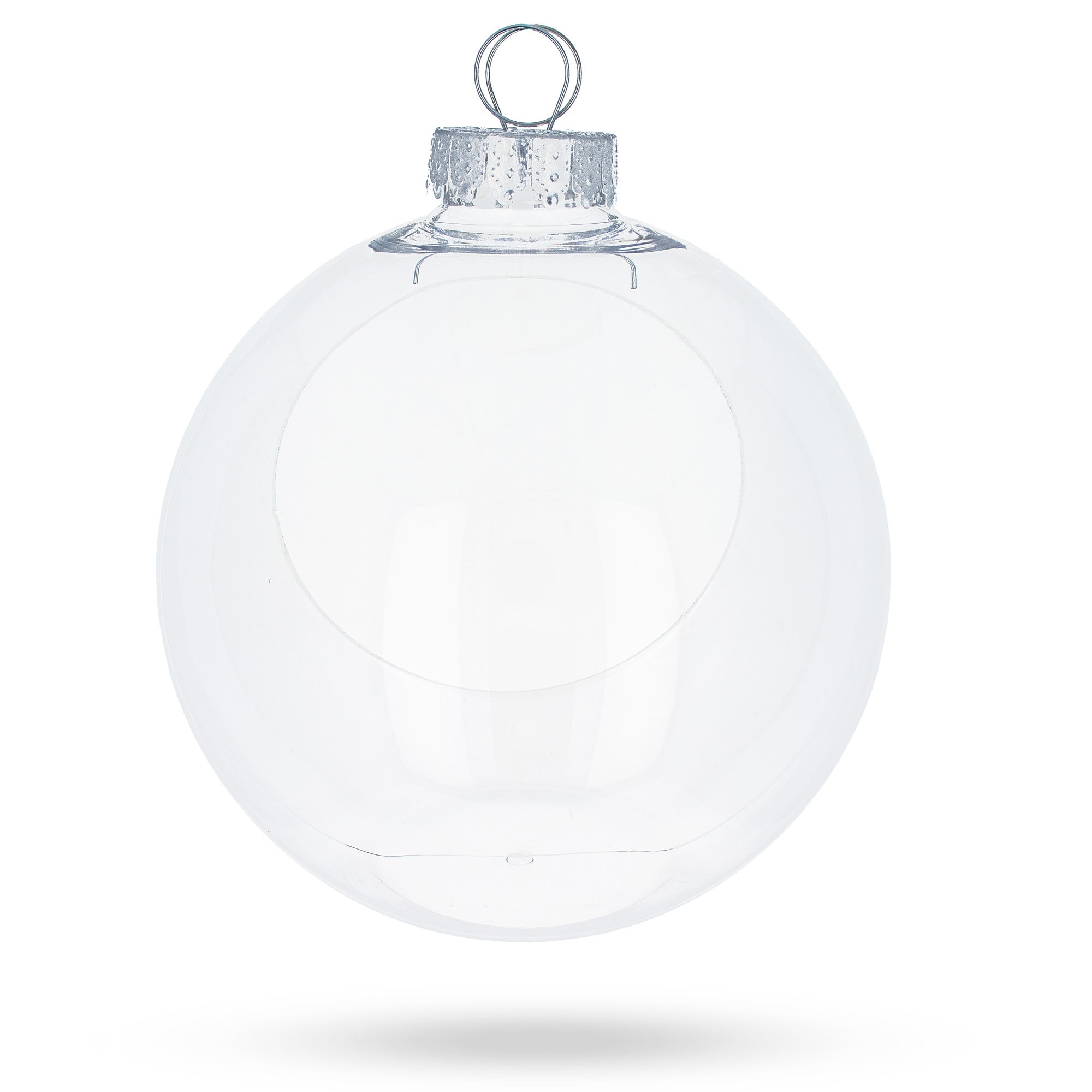 Shop Set of 3 Clear Plastic Christmas Ball Ornaments with Cutout Openings DIY Craft 3.6 Inches. Buy Christmas Ornaments Clear Plastic Clear Round  for Sale by Online Gift Shop BestPysanky clear blank unfinished unpainted raw transparent DIY paint your own do it yourself craft tree decorations 2020 personalized xmas decorative home online best festive gifts beautiful unique luxury collectible Europe ball figurines ideas mouth blown hand painted made vintage style old fashioned mercury