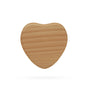 Unfinished Unpainted Wooden Heart Shape Plaque DIY Unpainted Craft 6 Inches in Beige color, Heart shape