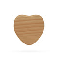 Unfinished Unpainted Wooden Heart Shape Plaque DIY Unpainted Craft 6 Inches in Beige color Heart