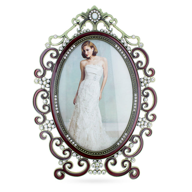 Royal Style Picture Frame 9.7 Inches in Multi color Oval