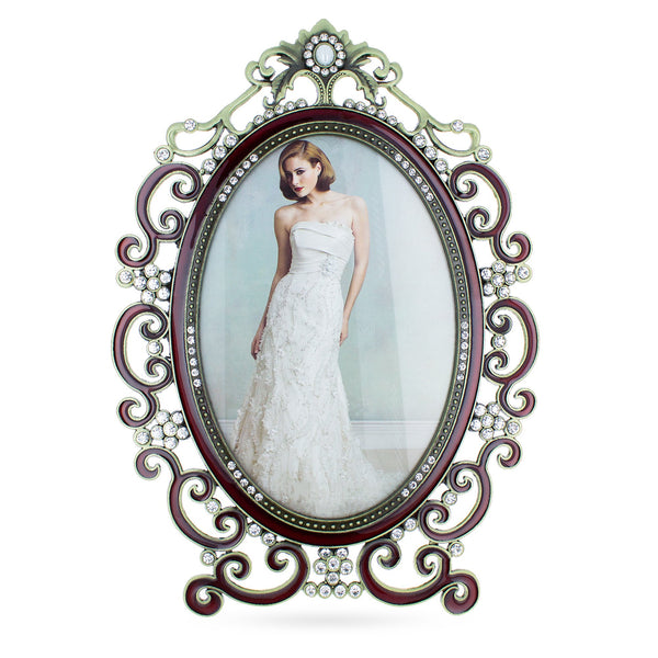 Royal Style Picture Frame 9.7 Inches in Multi color, Oval shape