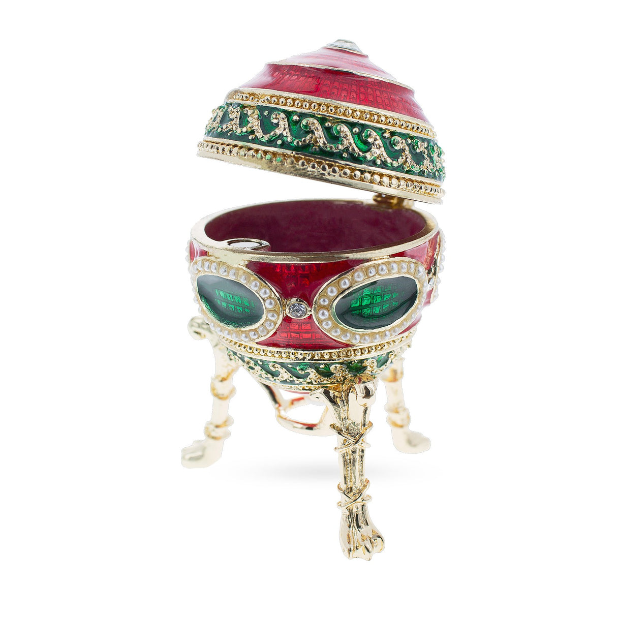 BestPysanky online gift shop sells Faberge replicas Imperial royal collectible Easter egg decorative Russian inspired style jewelry trinket box bejeweled jeweled enameled decoration figurine collection house music box crystal value for sale real