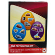 45 Cartoon Character Stickers Easter Egg Decorating Kit in Multi color,  shape