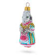 Koza Dereza (The Tricky Goat) Fairy Tale Glass Christmas Ornament in Multi color,  shape